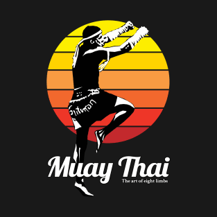 Muay Thai Boran Kickboxing Born to Fight T-Shirt