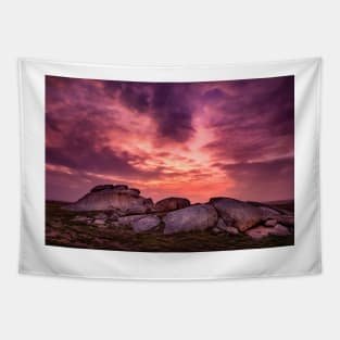 Dog Rocks after sunset Tapestry