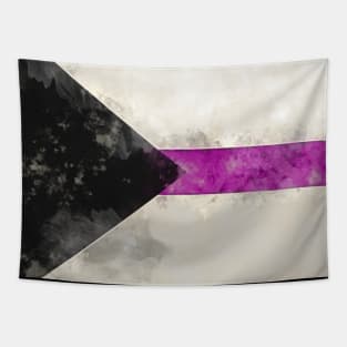 Demi Pride Flag - Water color Tapestry