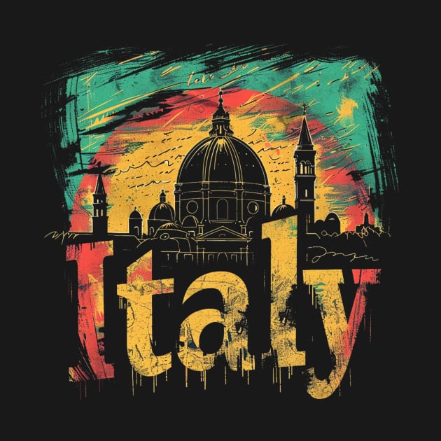 Italy t-shirt design by GreenMary Design