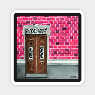 Pink Wall Porto Magnet