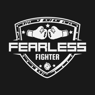 Fearless Fighter | Boxing Gloves Sports Player T-Shirt