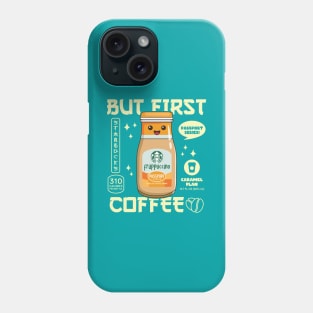 Starbucks Caramel Flan Frappuccino Iced Coffee for Coffee lovers and Starbucks Fans Phone Case
