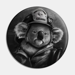 Koala Fireman Pin