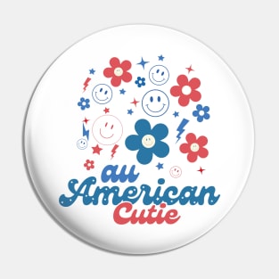 Au American Cutie 4th Of July Usa Pin