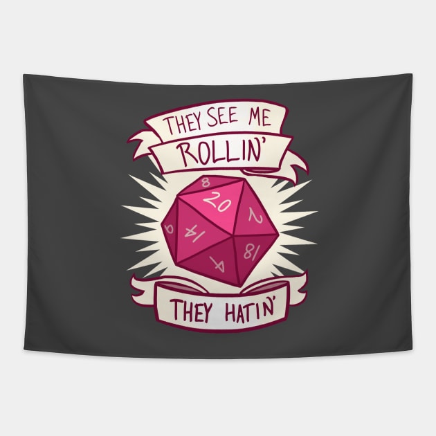 They See Me Rollin' Tapestry by mcbenik