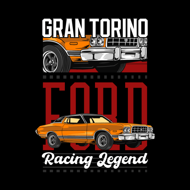 Classic Gran Torino Car by milatees