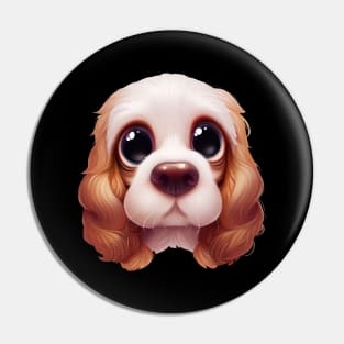 Fur-ever Clumber Spaniel Pin