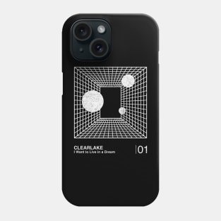 Clearlake / Minimalist Graphic Design Fan Artwork Phone Case