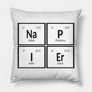 Napier City Table of Elements Pillow