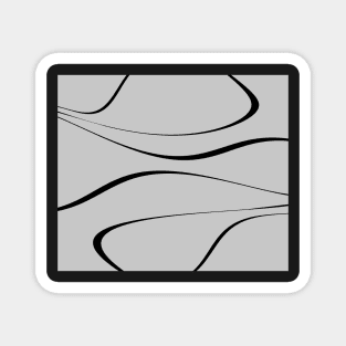 Abstract - gray and black. Magnet