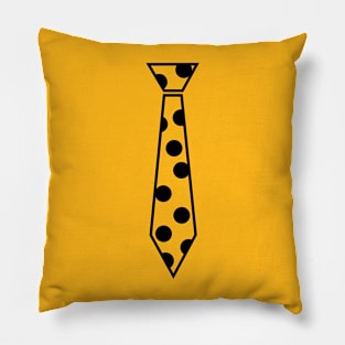 Polka Dot Tie Pillow