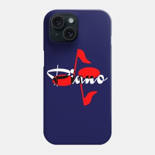 Piano Red Notes Phone Case