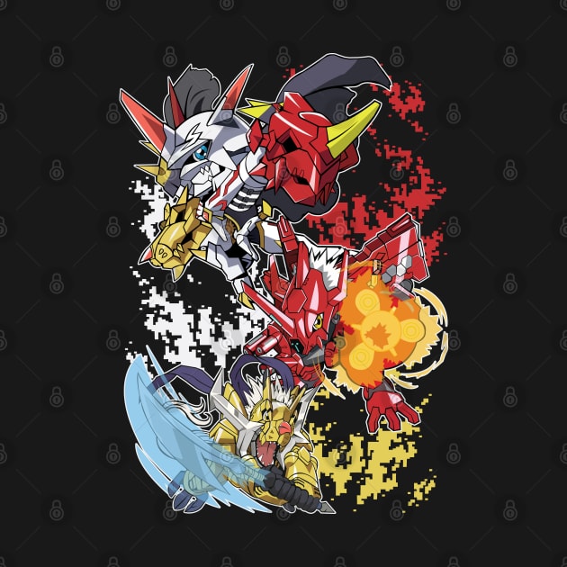 digimon omnimon alter s evolution by DeeMON