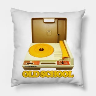 Old School Record Collector Pillow