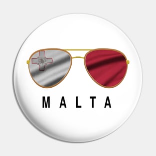 Malta Sunglasses, Malta Flag, Malta gift ,   Maltese , Pin