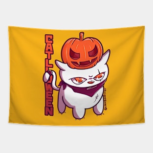 Halloween Cat Tapestry