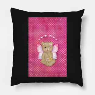 Fairy Bear Kiss Fantasy Pillow