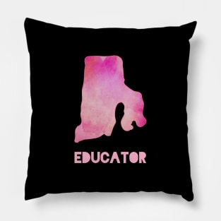 Rhode Island Educator Pillow