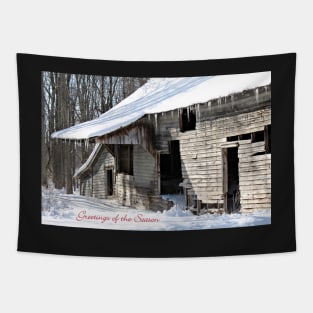 Abandoned Barn. Tapestry