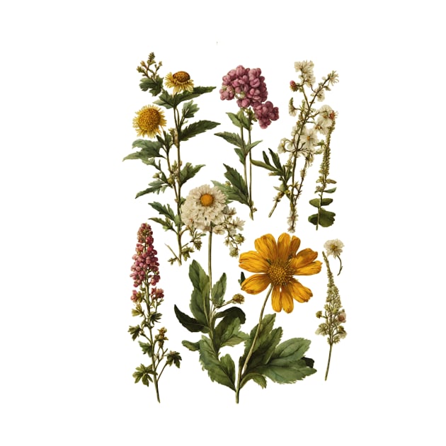 Wildflower  Botanicals by Kelly Jenkins