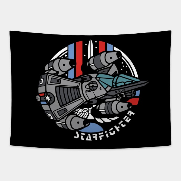 Starfighter Tapestry by TrulyMadlyGeekly