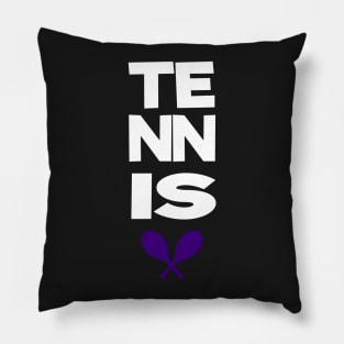 Crossed Racquets Tennis Workout Design Pillow