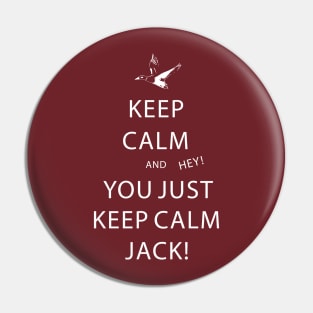 Keep Calm Jack! Pin