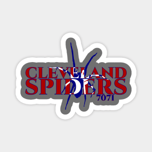 Modernized Cleveland Spiders Magnet