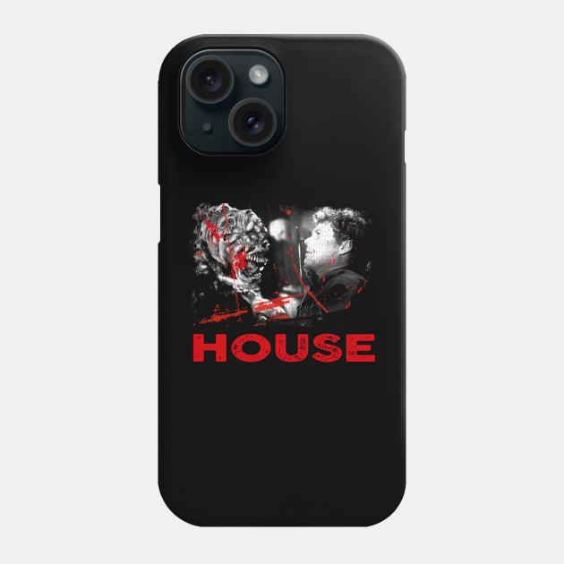 Visions Of Terror House Haunted Mansion Tee Phone Case by HOuseColorFULL