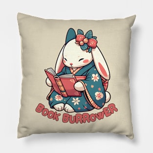 Reading rabbit Pillow