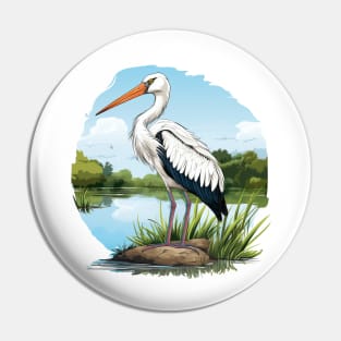 Stork Pin