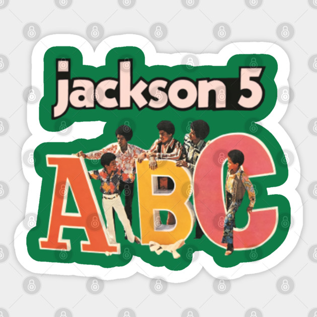 The Jackson 5 Abc The Jackson 5 Sticker Teepublic Uk