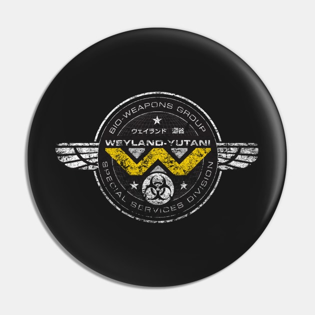 Weyland Yutani Bio Weapons Group Pin by MindsparkCreative