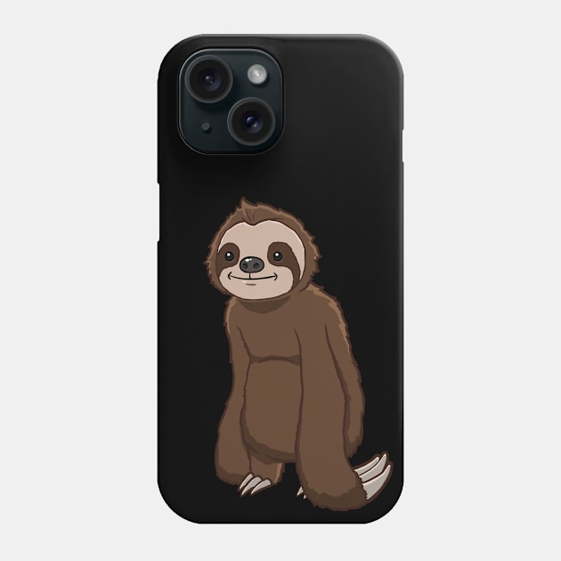 Funny Sloth Cute Sloth Phone Case by jonmlam