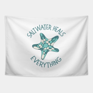 Saltwater Heals Everything Tapestry