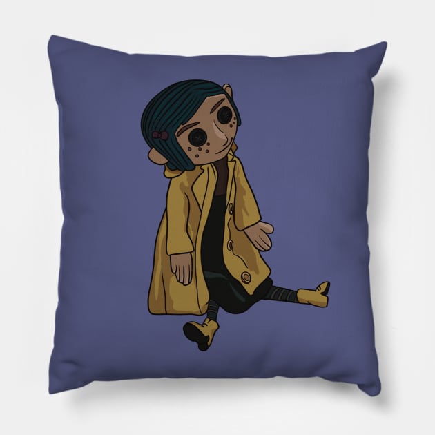 Coraline Doll Pillow by daniasdesigns