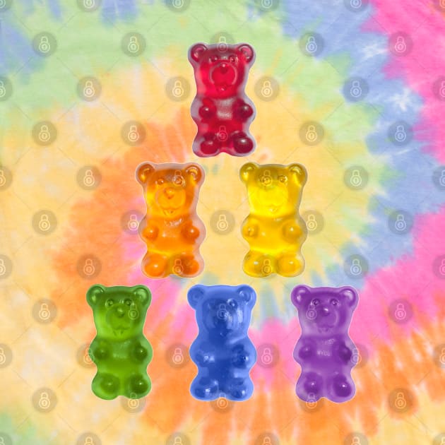 gummy bear pyramid by mystudiocreate