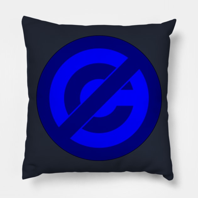 Public Domain by Basement Mastermind Pillow by BasementMaster