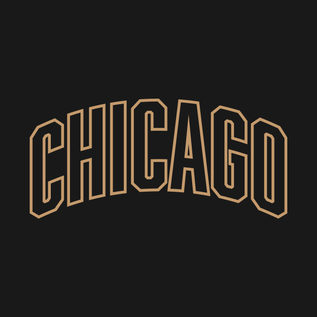 Chicago Sand Outline Typography by Good Phillings