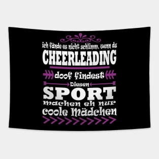 Cheerleader Cheerleading Sport Mädchen Sport Tapestry