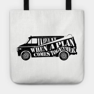 A-Team van quote print Tote