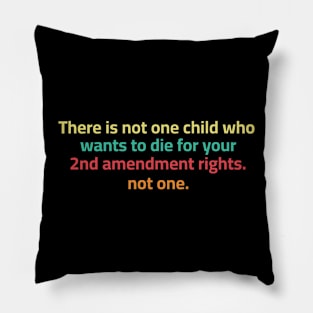 There is not one child who wants to die for your 2nd Pillow