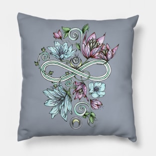 Infinity in Pastel Pillow