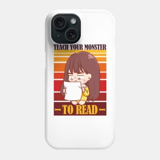 Teach Your Monster To Read Version 2 Phone Case