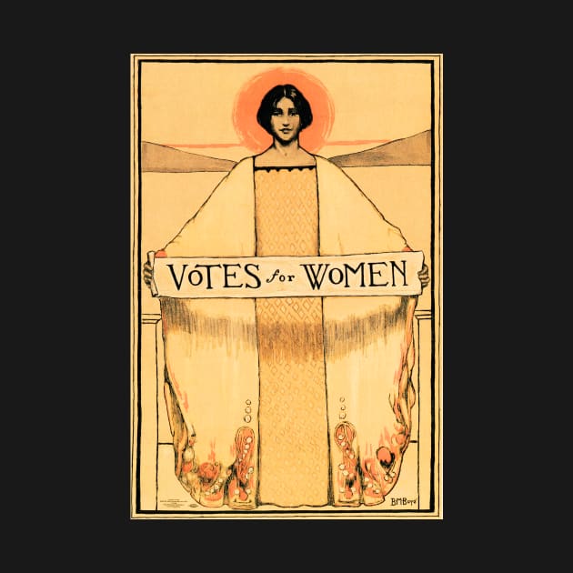 VOTES FOR WOMEN 1913 American Woman's Suffrage Political Propaganda Poster Art by vintageposters