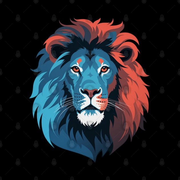 Blue Red Lion by VALCO