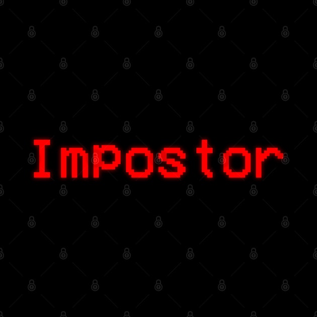 Impostor - among us sticker by raosnop