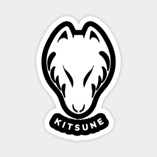 Traditional Japanese Masks, Kitsune,stylized design Magnet