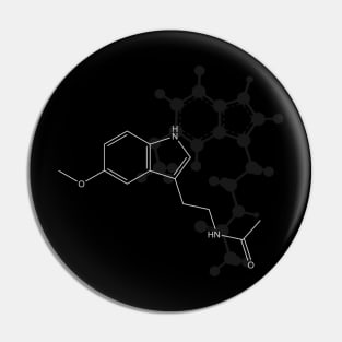 Melatonin Molecule Pin